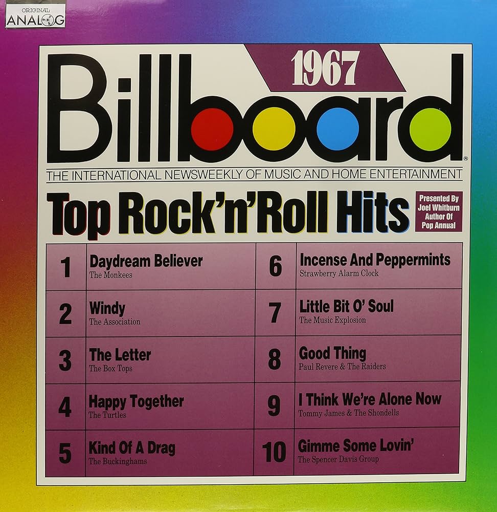 ¨The Billboard Albums(6th Edition)¨ Billboard Top Rock 'N' Roll Hits: 1967 [Vinyl] - Amazon.com